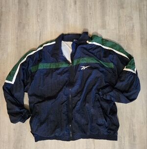 Reebok Men's Vintage Windbreaker Jacket Size XXL -